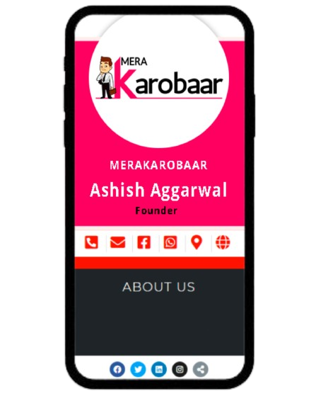 Ashish Aggarwal is a founder of Mera Karobaar